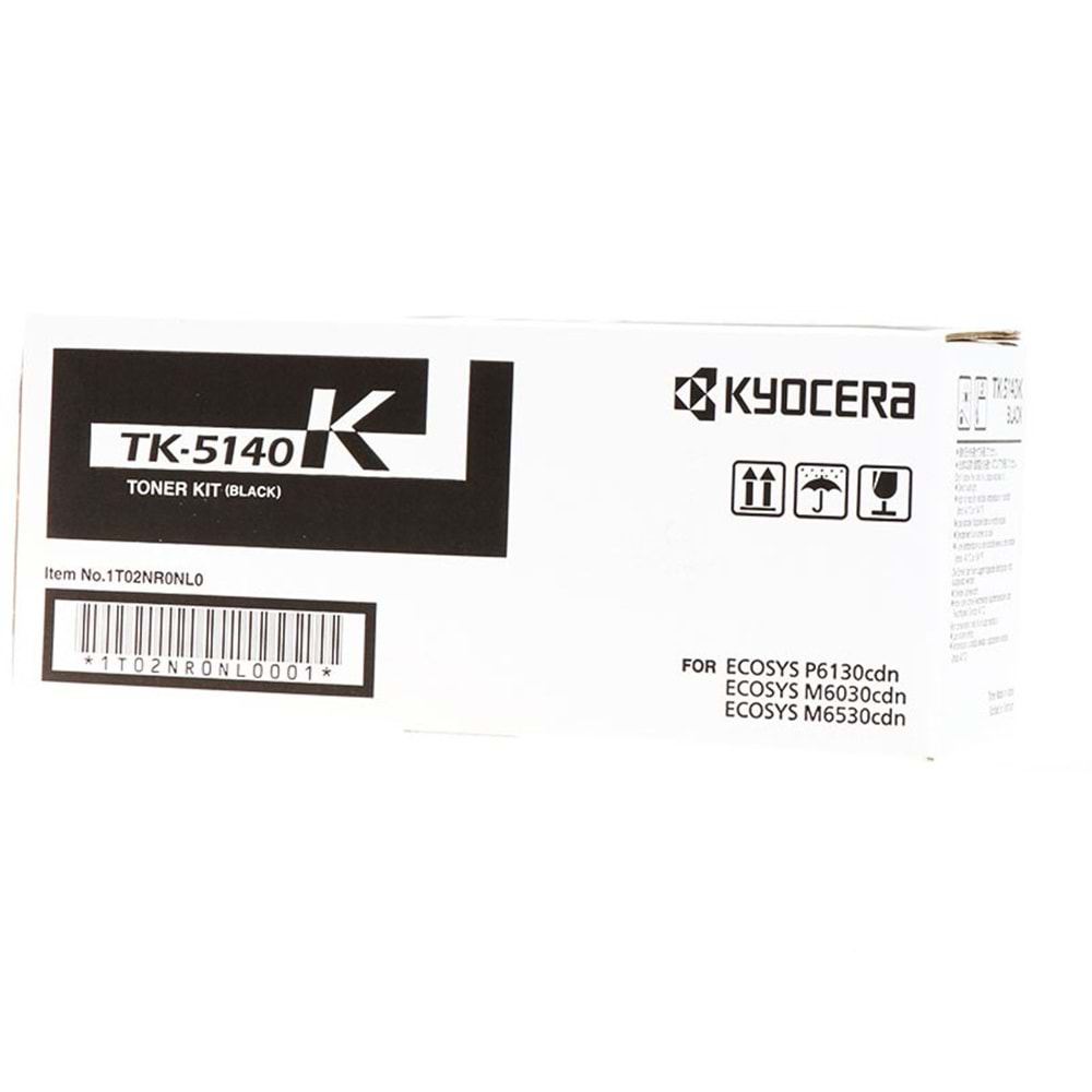 KYOCERA TK-5140K M6030/6530/P6130 SİYAH TONER ORJİNAL 7.000 SAYFA 1T02NR0NL0