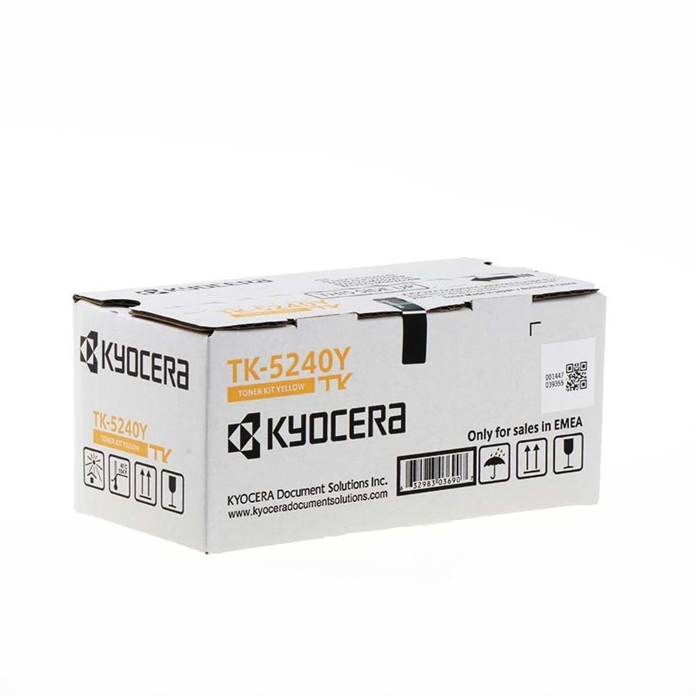 KYOCERA TK-5240Y P5026/M5526 SARI TONER ORJİNAL 3.000 SAYFA 1T02R7ANL0