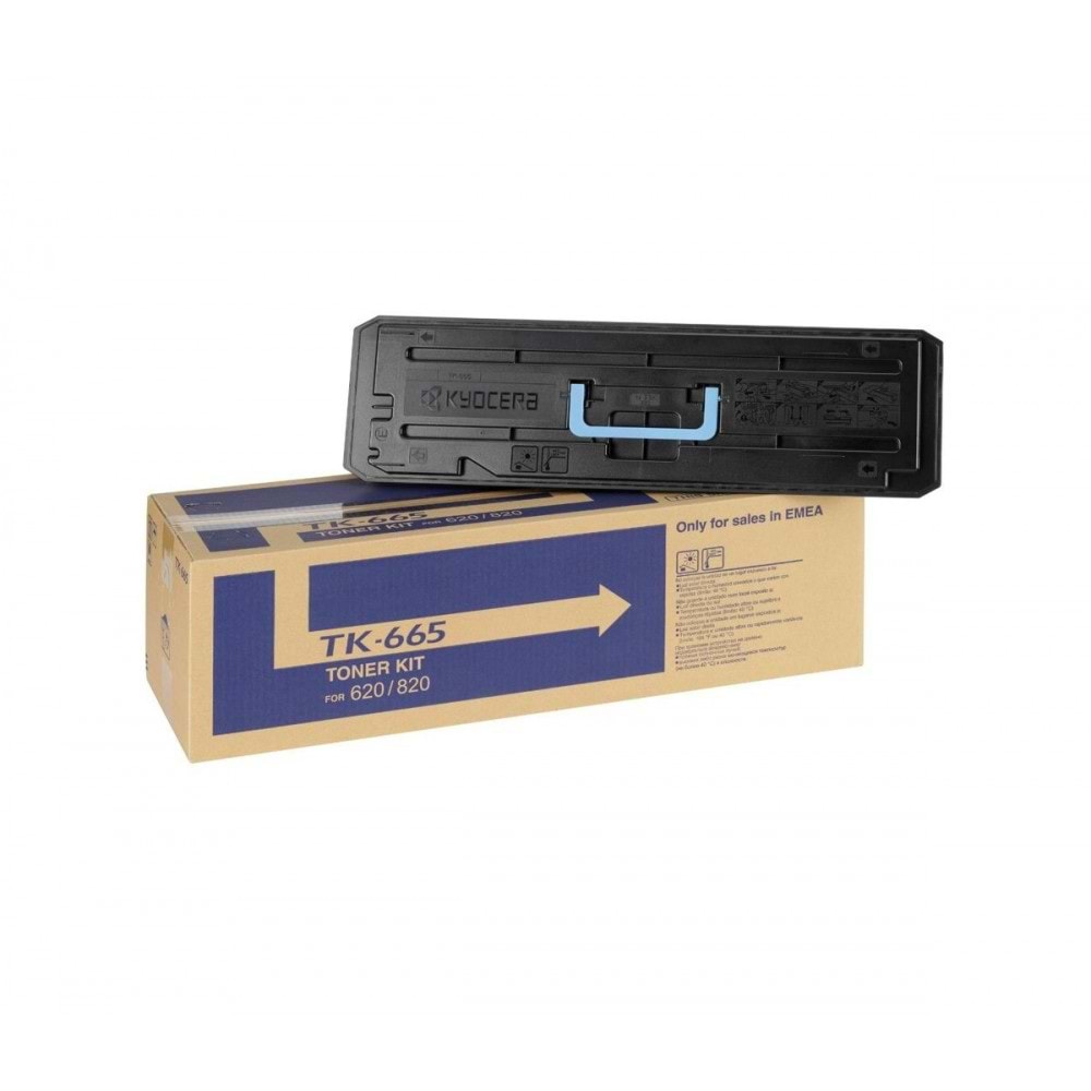 KYOCERA TK-665 TASKALFA 620i / 820i SİYAH TONER ORJİNAL 55.000 SAYFA 1T02KP0NL0