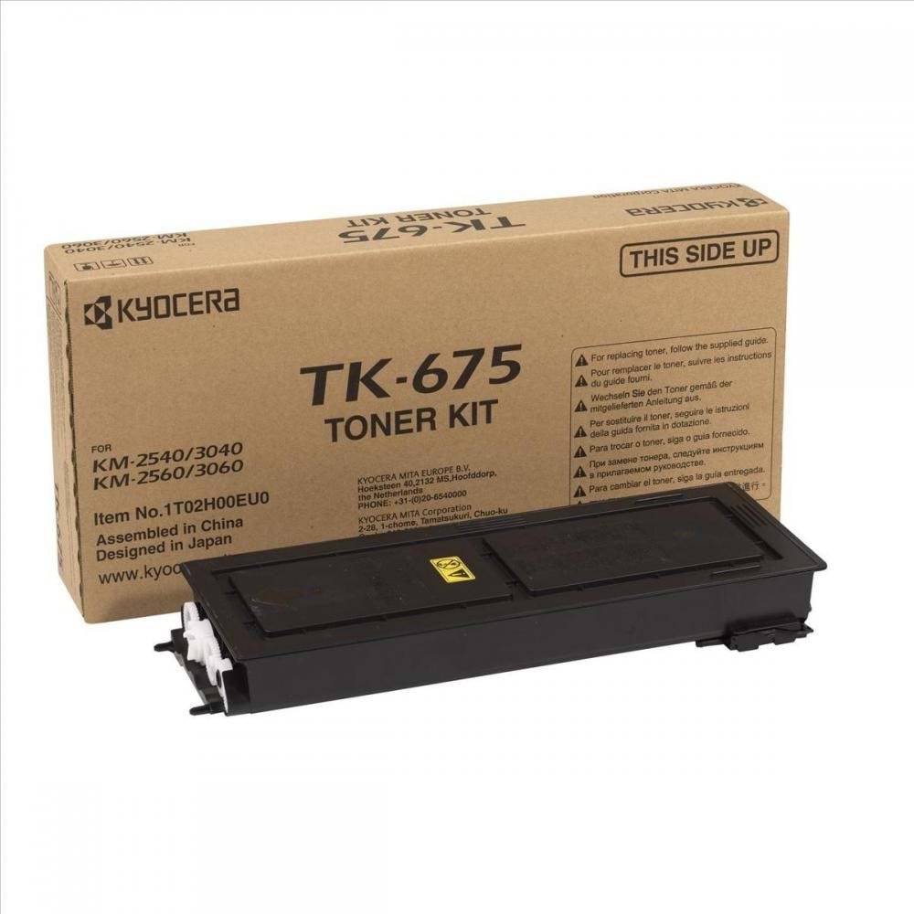 KYOCERA TK-675 KM2540/2560/3040/3060 SİYAH TONER ORJİNAL 20.000 SAYFA 1T02H00EU0