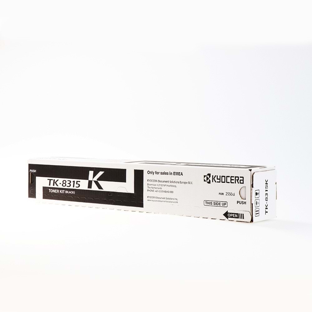 KYOCERA TK-8315K TASKALFA 2550ci SİYAH TONER ORJİNAL 12.000 SAYFA 1T02MV0NL0