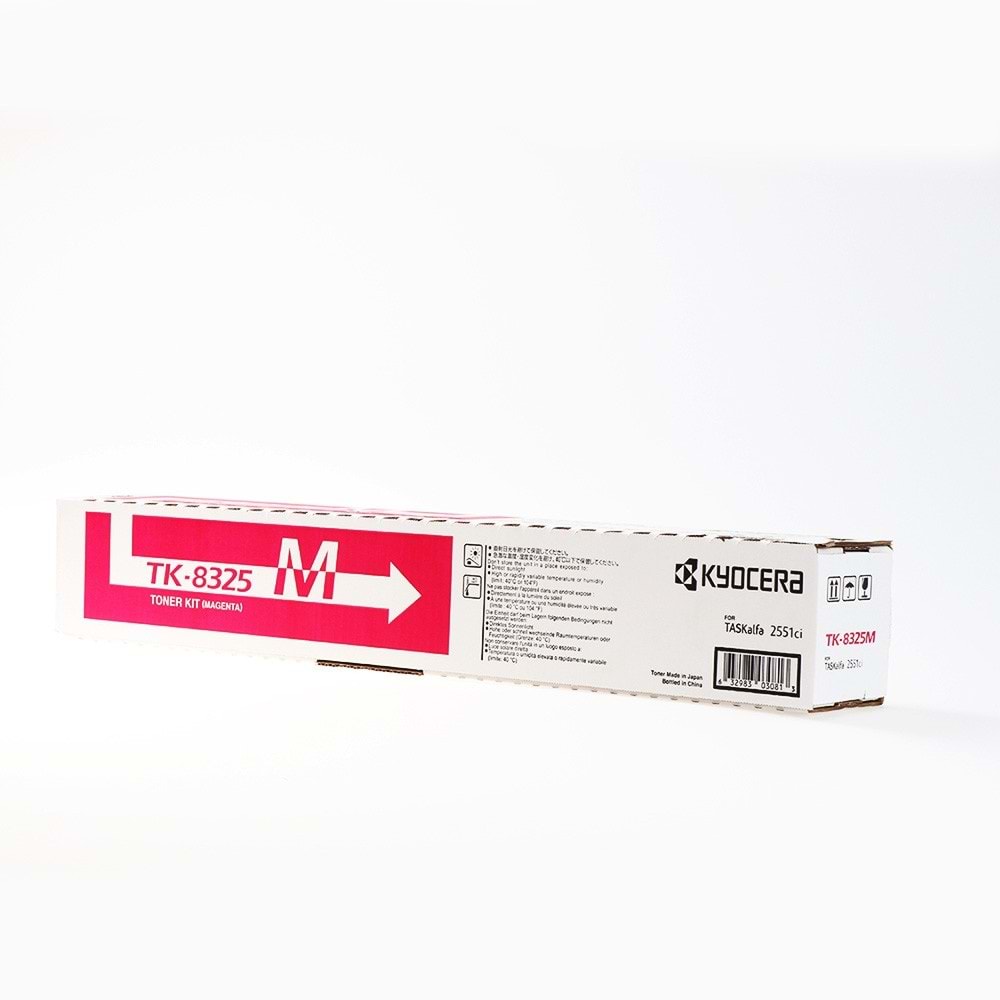 KYOCERA TK-8325M TASKALFA 2551ci KIRMIZI TONER ORJİNAL 12.000 SAYFA 1T02NPBNL0