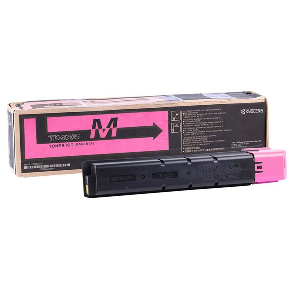 KYOCERA TK-8705M 6550ci/6551ci/7550ci/7551ci KIRMIZI TONER ORJİNAL 30.000 SAYFA 1T02K9BNL0