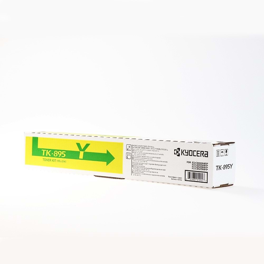 KYOCERA TK-895Y FS-C8020/8025/8520/8525 SARI TONER ORJİNAL 6.000 SAYFA 1T02K0ANL0