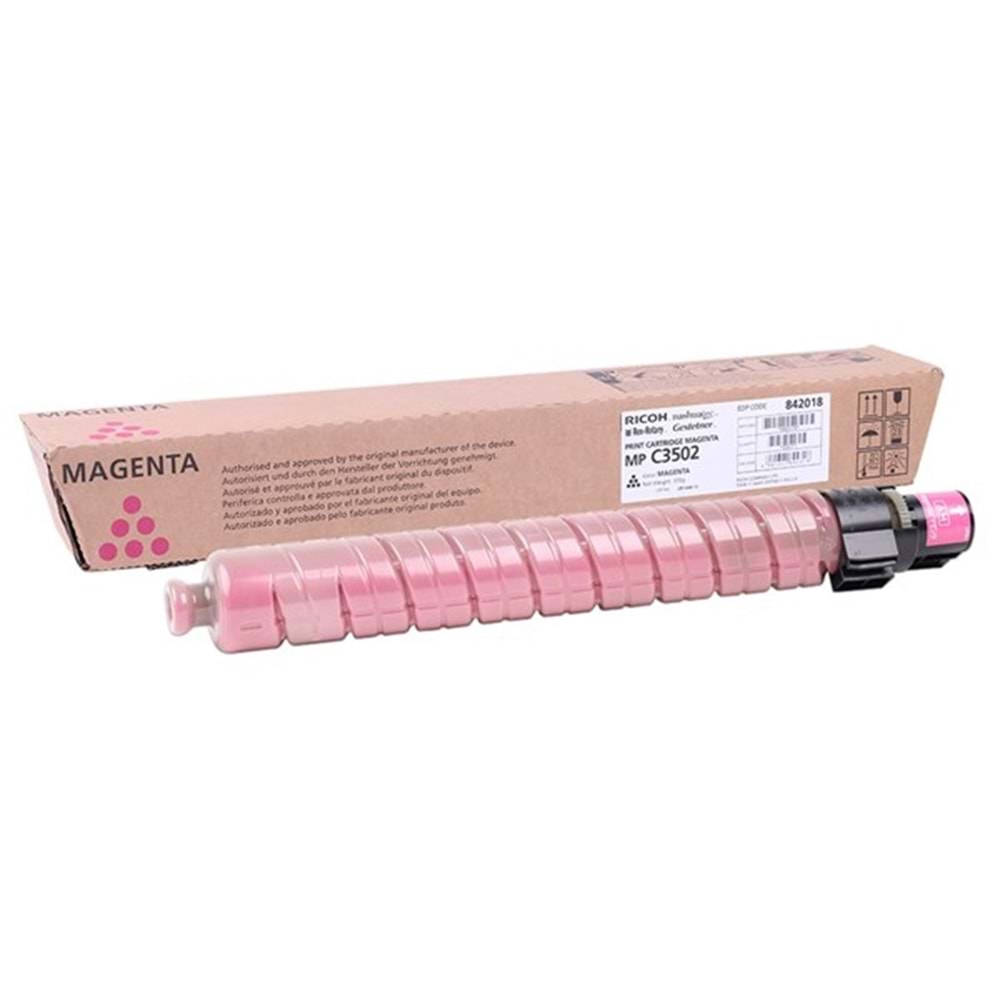 RICOH MP-C3002 / MP-C3502 KIRMIZI TONER ORJİNAL 18.000 SAYFA 842018, 841653, 841741