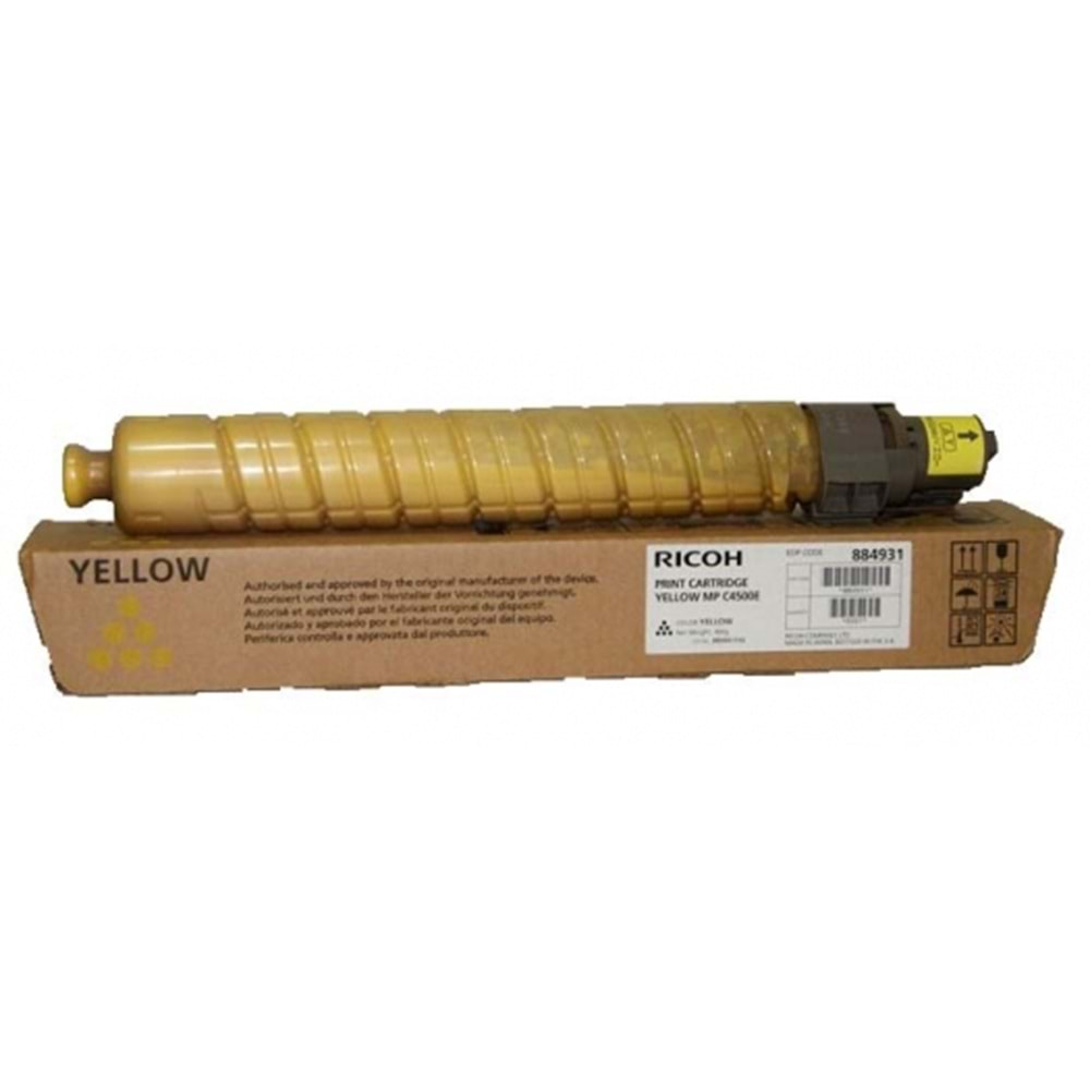 RICOH MP-C3500/4500 SARI TONER ORJİNAL 17.000 SAYFA 842035