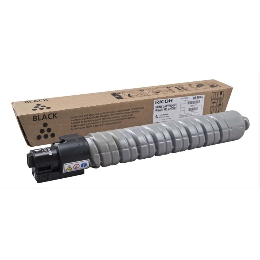 RICOH MP-C2000/2500/3000 SİYAH TONER ORJİNAL 20.000 SAYFA