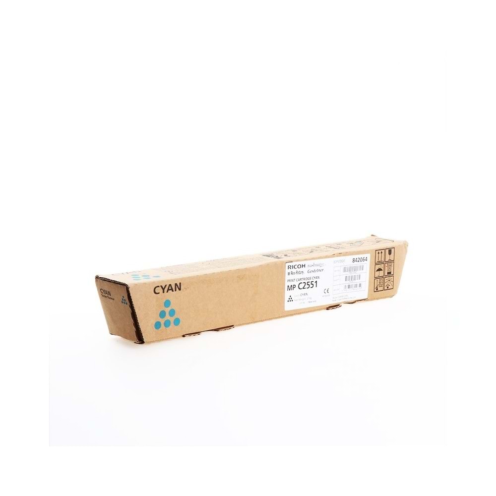 RICOH 842064 MPC-2551 /2030/2050 MAVİ TONER ORJİNAL 9.500 SAYFA 842064