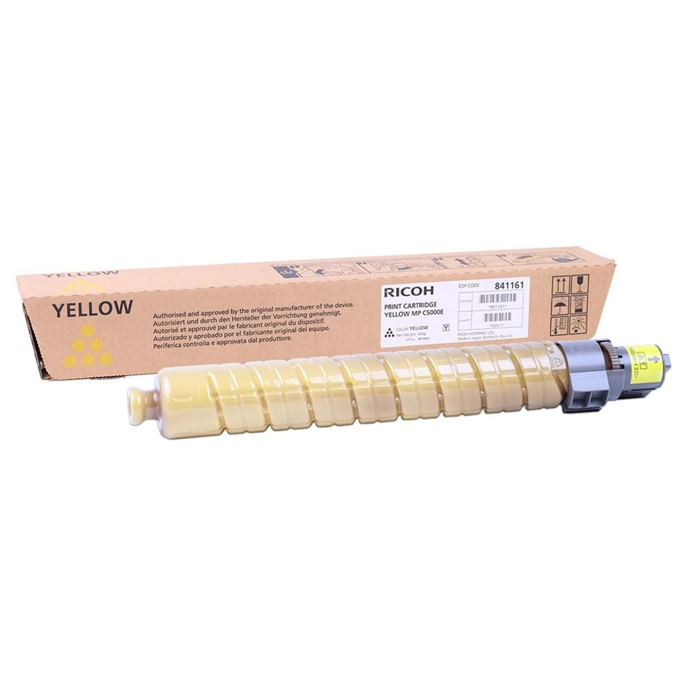 RICOH MP-C4000/4501/5001/5501 SARI TONER ORJİNAL 17.000 SAYFA 842049 / 841457