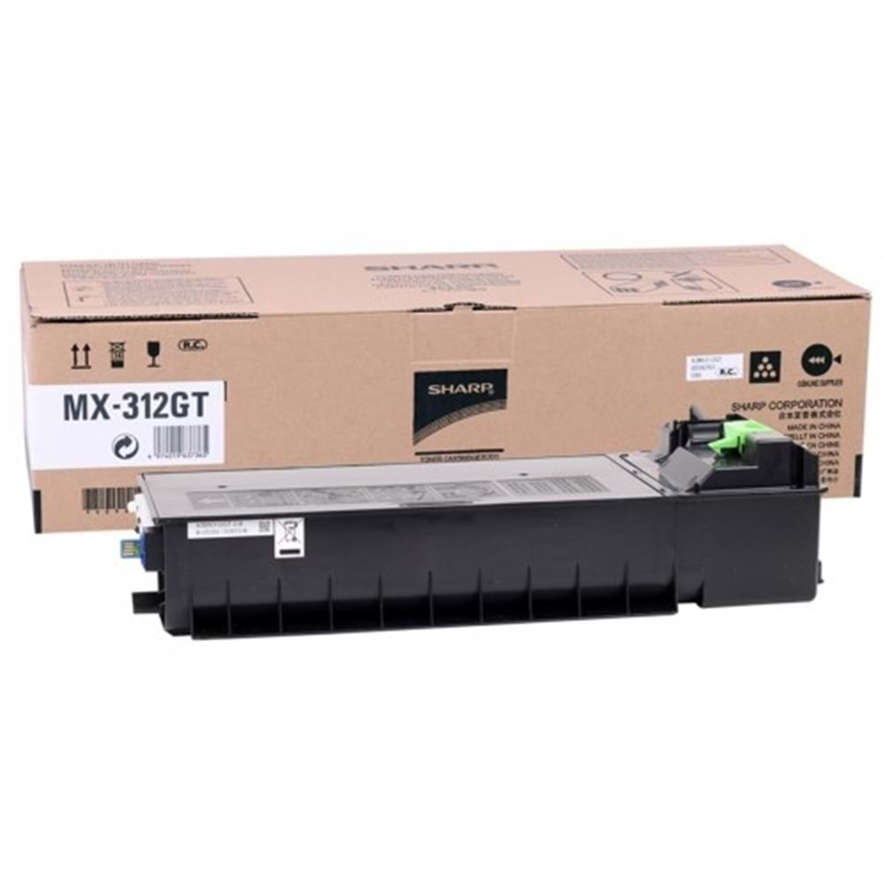 SHARP MX312GT MX-M260/264/310/314/354 SİYAH TONER ORJİNAL 25.000 SAYFA