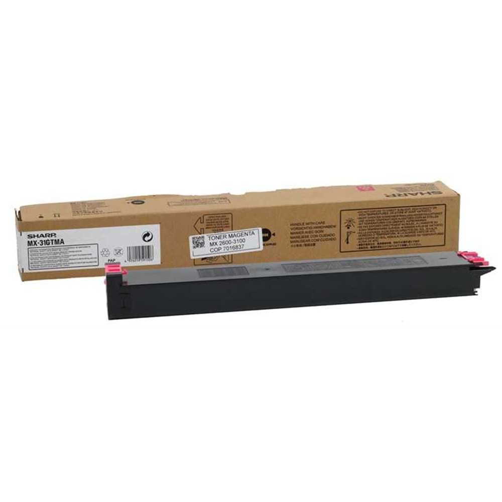 SHARP MX-31GTMA MX2600-2301-3100 KIRMIZI TONER ORJİNAL 15.000 SAYFA