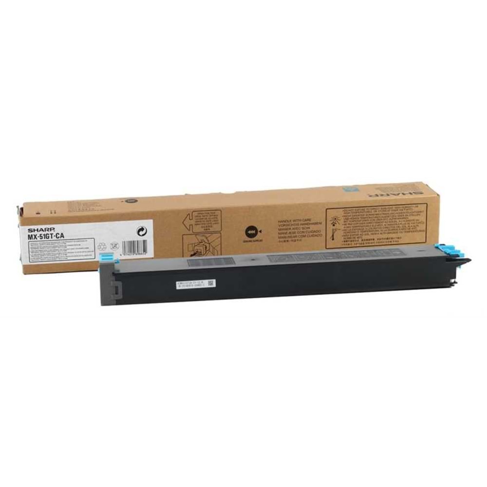 SHARP MX-51GTCA MX-4110/4111/4140/5110 MAVİ TONER ORJİNAL 18.000 SAYFA