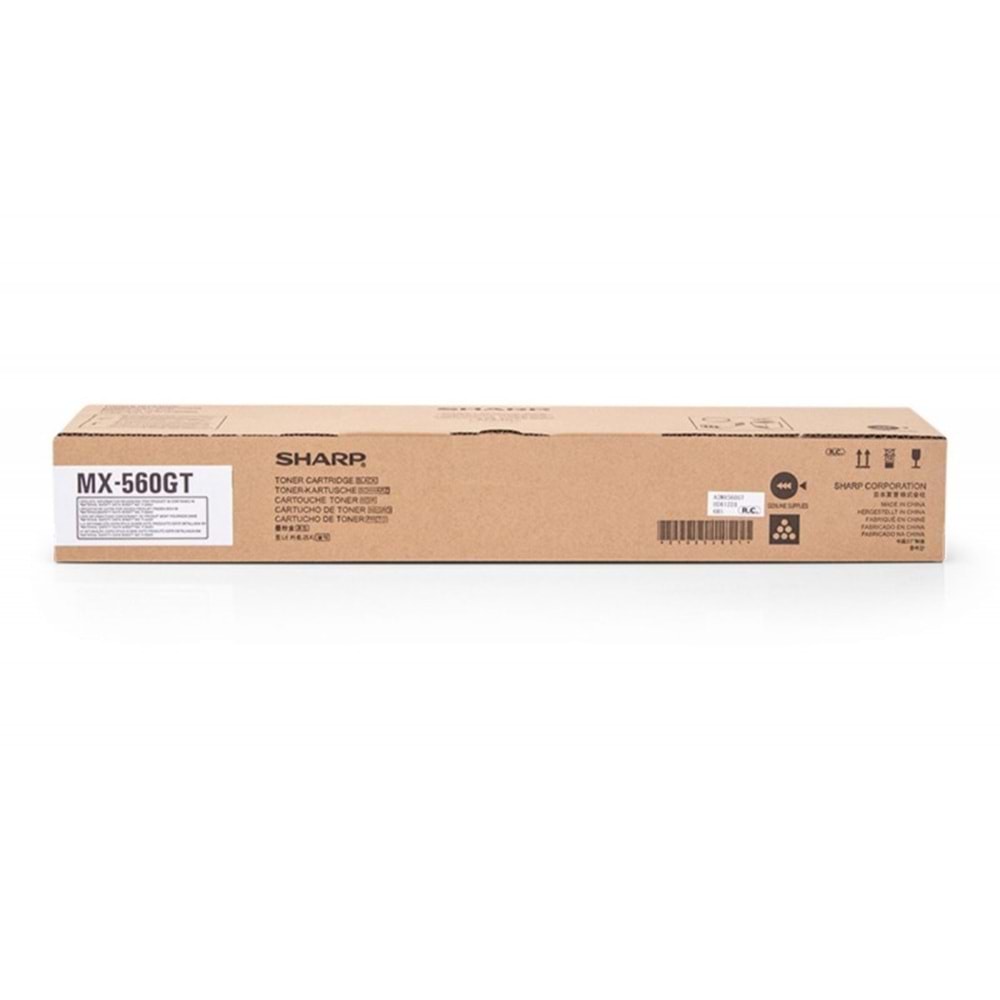 SHARP MX-560GT MXM364/365/464/465/564/565 SİYAH TONER ORJİNAL 40.000 SAYFA