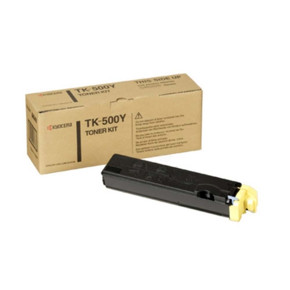 KYOCERA TK-500Y FS-C5016N SARI TONER ORJİNAL 8.000 SAYFA 370PD3KW
