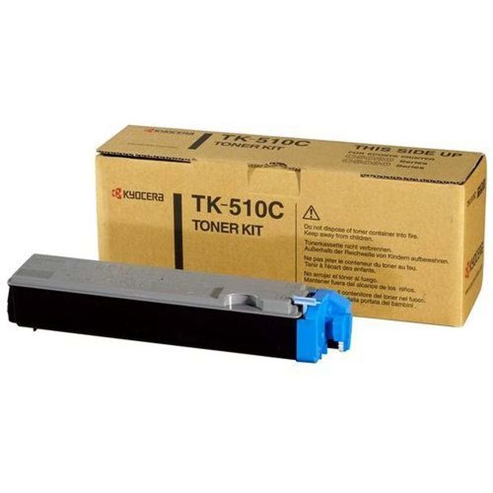 KYOCERA TK-510C FS-C5020N/5025N/5030N MAVİ TONER ORJİNAL 8.000 SAYFA