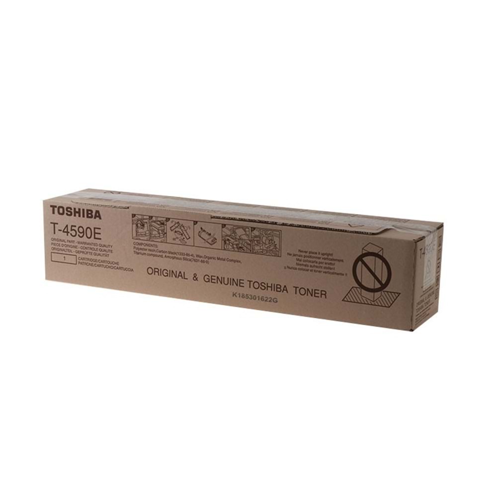 TOSHIBA T-4590D e-std 206/256/306/356/456/506 SİYAH TONER ORJİNAL 36.000 SAYFA 1P6AG00004033