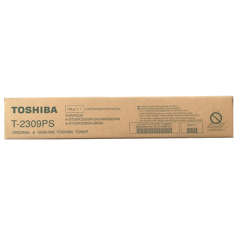 TOSHIBA T-2309PS E-STD.2303A/2803AM/2309A/2809A TONER ORJİNAL 6.000 SAYFA