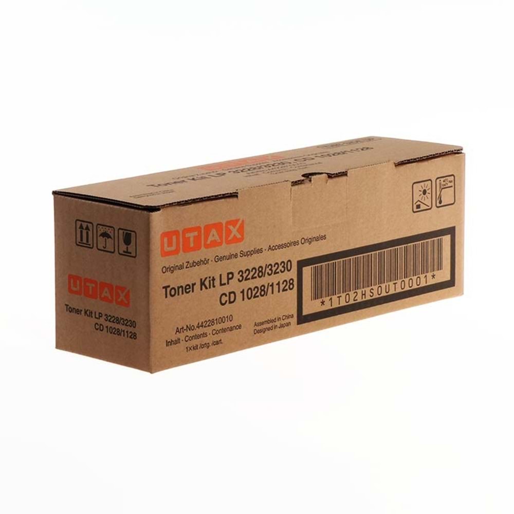 UTAX CD1028/1128/2028/2228 SİYAH TONER ORJİNAL 7.200 SAYFA 4250081519670