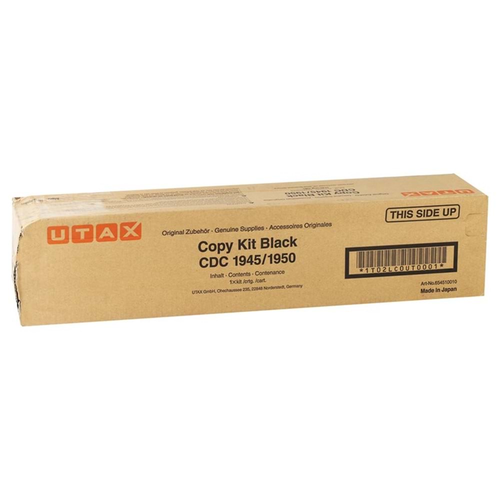 UTAX CDC-1945/1950/2945/2950/4505/5505 MAVİ TONER ORJİNAL 20.000 SAYFA 654510011