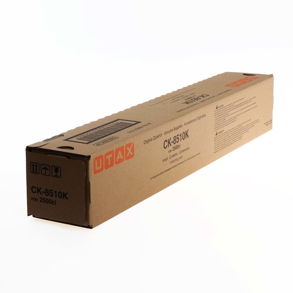 UTAX CK-8510K 2500Cİ SİYAH TONER ORJİNAL 18.000 SAYFA 662511010