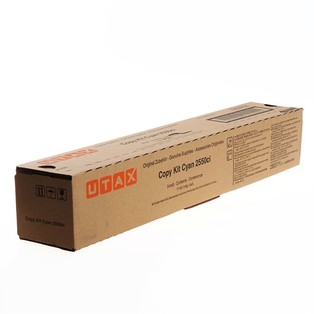 UTAX CK-2550C 2550ci MAVİ TONER ORJİNAL 6.000 SAYFA 662510011