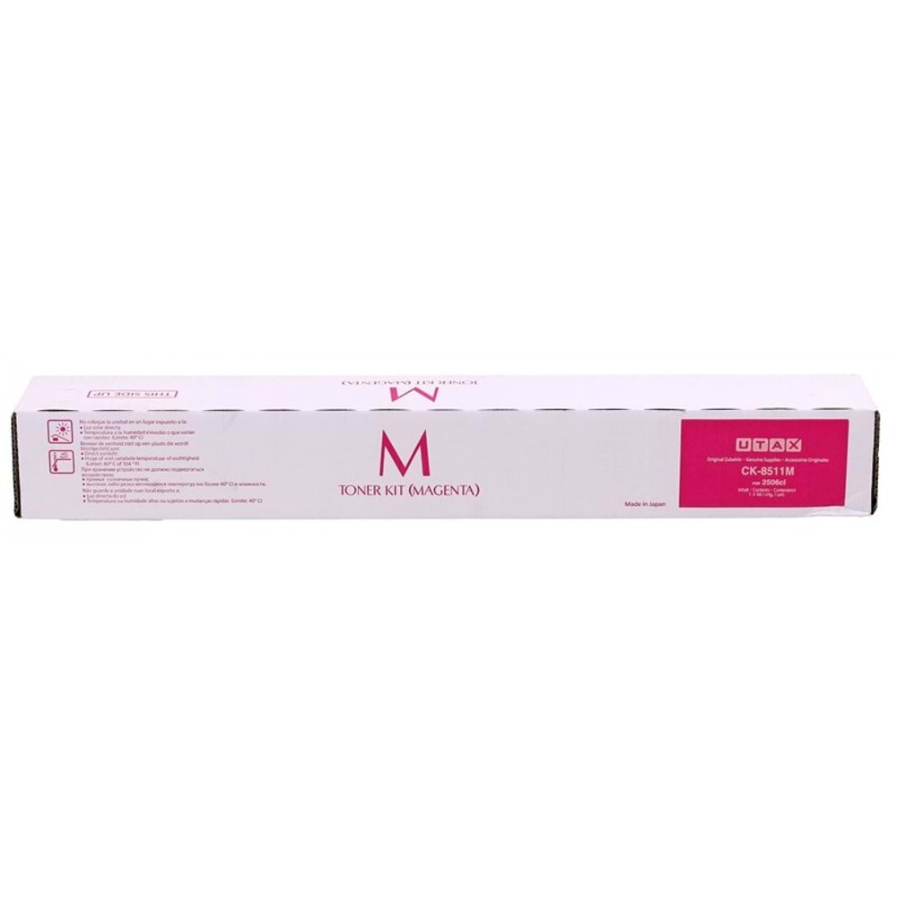 UTAX CK-8511M 2506Cİ/2507Cİ KIRMIZI TONER ORJİNAL 12.000 SAYFA 1T02L7BUT0