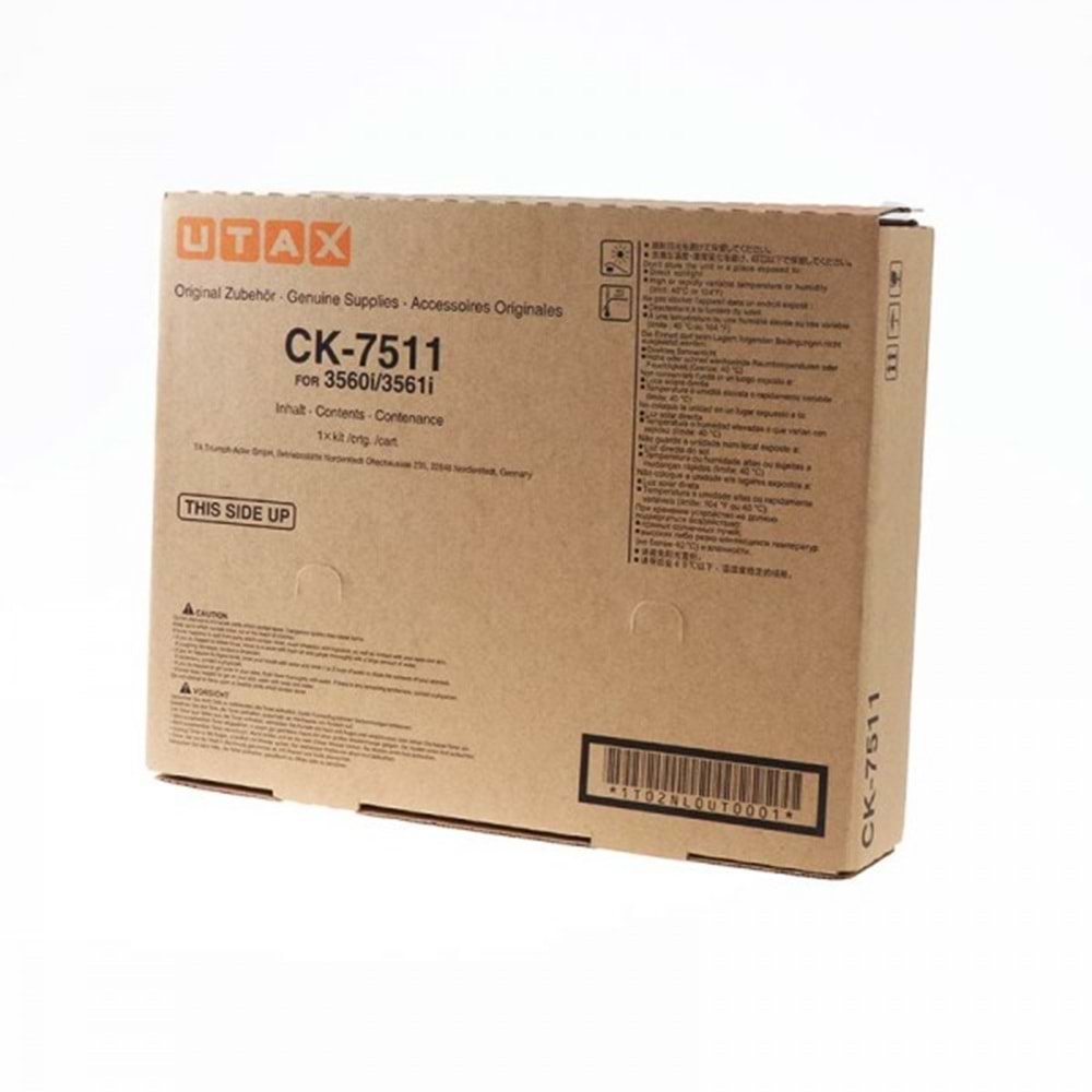 UTAX CK-7511 3560i/3561i SİYAH TONER ORJİNAL 35.000 SAYFA 623510010