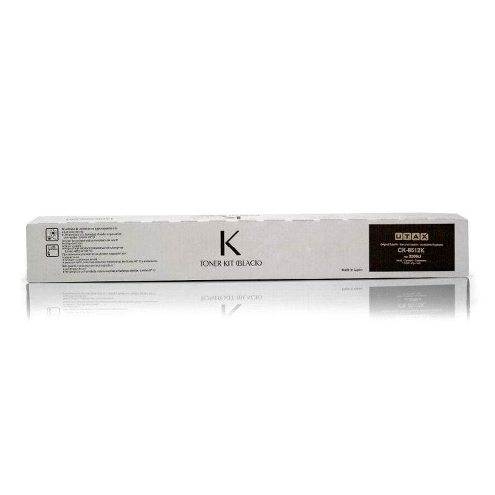 UTAX CK-8512K 3206ci / 3207ci SİYAH TONER ORJİNAL 25.000 SAYFA 1T02RL0UT0
