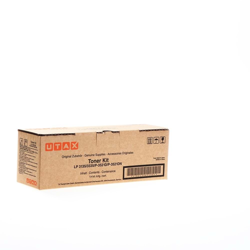 UTAX LP-3135/3335/3521 SİYAH TONER ORJİNAL 7.200 SAYFA 4413510010 / 1T02LX0UT0001