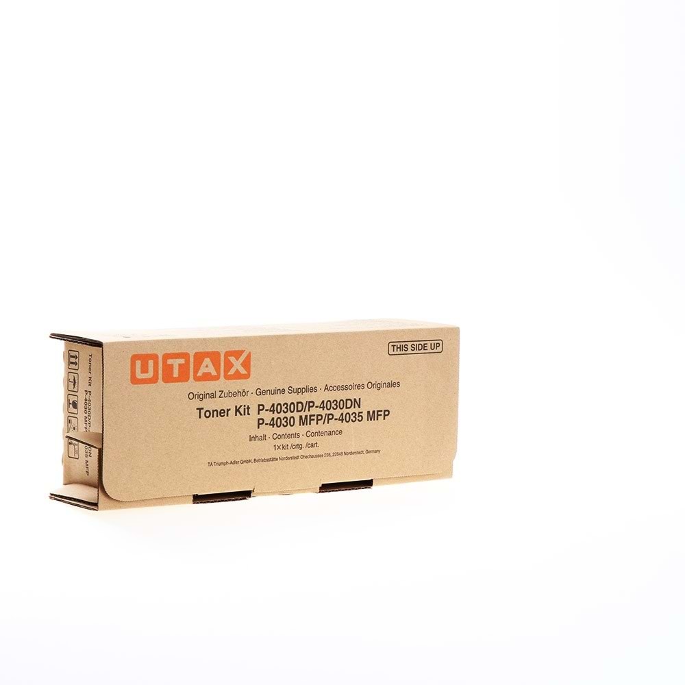 UTAX P-4030D/4030DN/4035MFP SİYAH TONER ORJİNAL 12.500 SAYFA 4434010010
