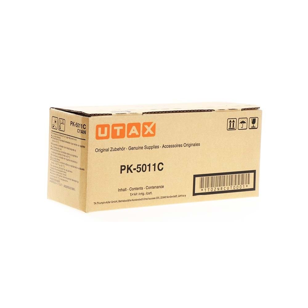 UTAX PK-5011C P-C3060/3061/3065MFP MAVİ TONER ORJİNAL 5.000 SAYFA 1T02NRCUT0