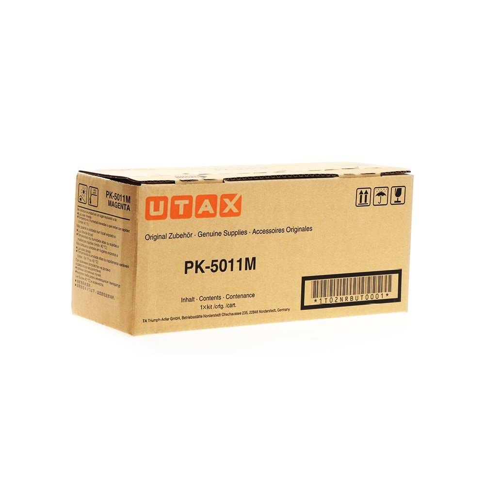 UTAX PK-5011M P-C3060/3061/3065MFP KIRMIZI TONER ORJİNAL 5.000 SAYFA 1T02NRBUT0