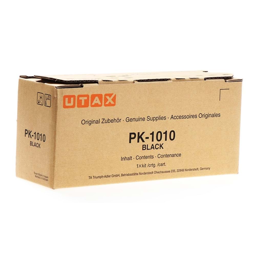 UTAX PK-1010 3521MFP/3527MFP/P3522DW SİYAH TONER ORJİNAL 3.000 SAYFA 1T02RV0UT0