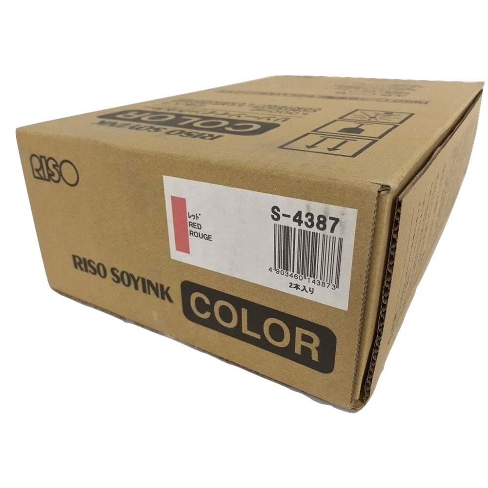 RISO S-4387 FR-2950/3910/GR-1700/RN-2130 KIRMIZI MÜREKKEP ORJİNAL
