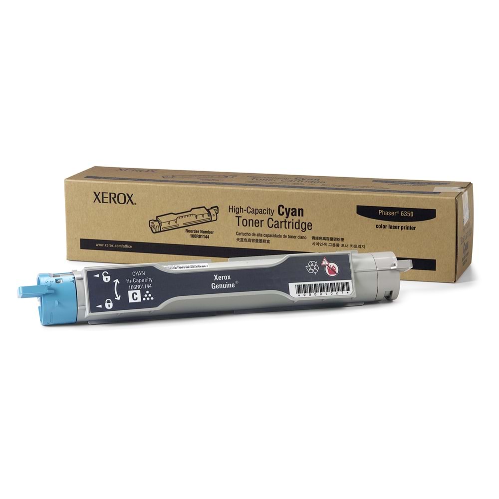 XEROX 106R01144 PHASER 6350 MAVİ TONER ORJİNAL 10.000 SAYFA