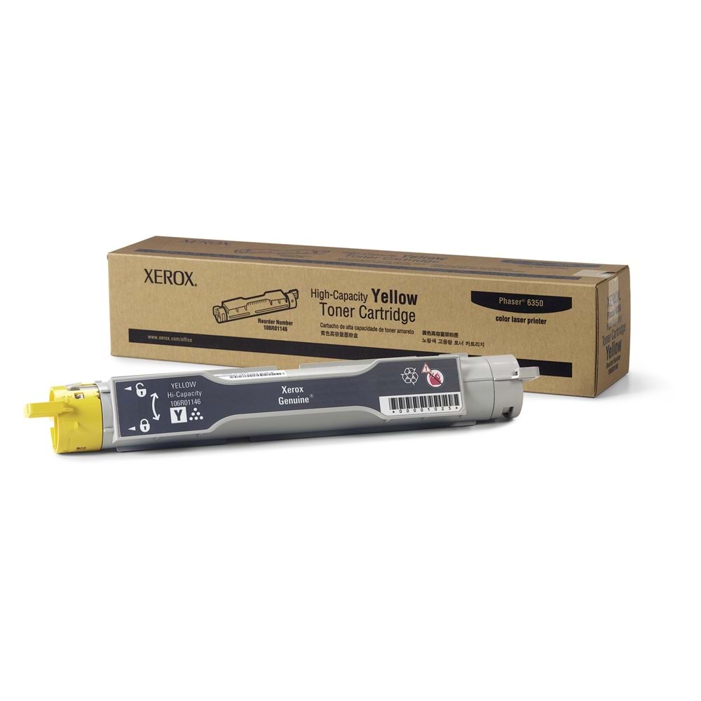 XEROX 106R01146 PHASER 6350 SARI TONER ORJİNAL 10.000 SAYFA