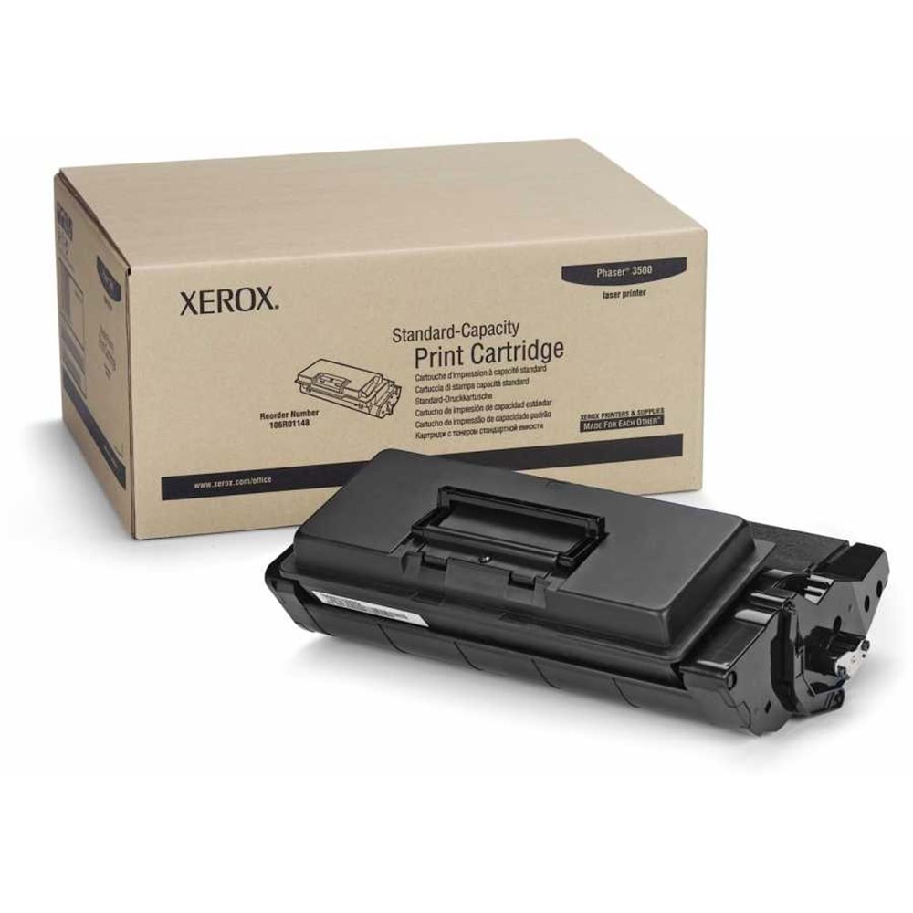 XEROX 106R01148 PHASER 3500 SİYAH TONER ORJİNAL 6.000 SAYFA