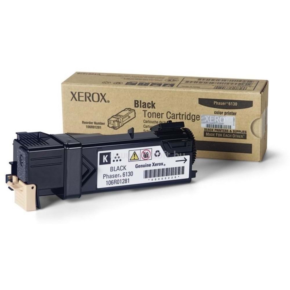 XEROX 106R01285 PHASER 6130 SİYAH TONER ORJİNAL 2.500 SAYFA