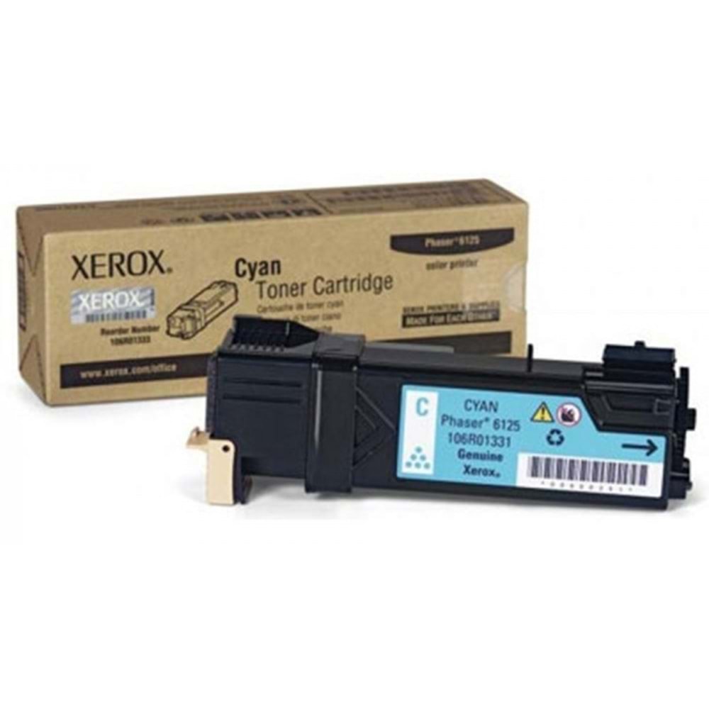 XEROX 106R01335 PHASER 6125 MAVİ TONER ORJİNAL 1.000 SAYFA