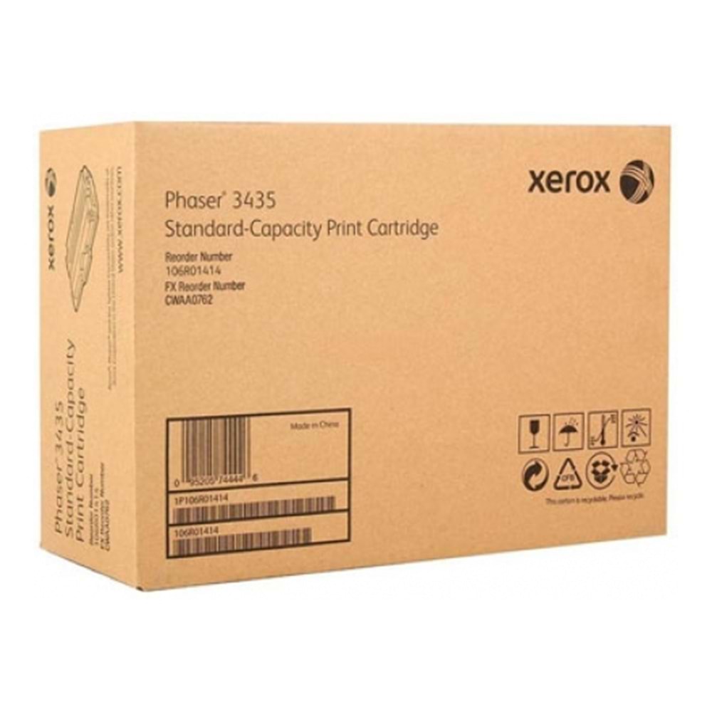 XEROX 106R01414 PHASER 3435 SİYAH TONER ORJİNAL 4.000 SAYFA
