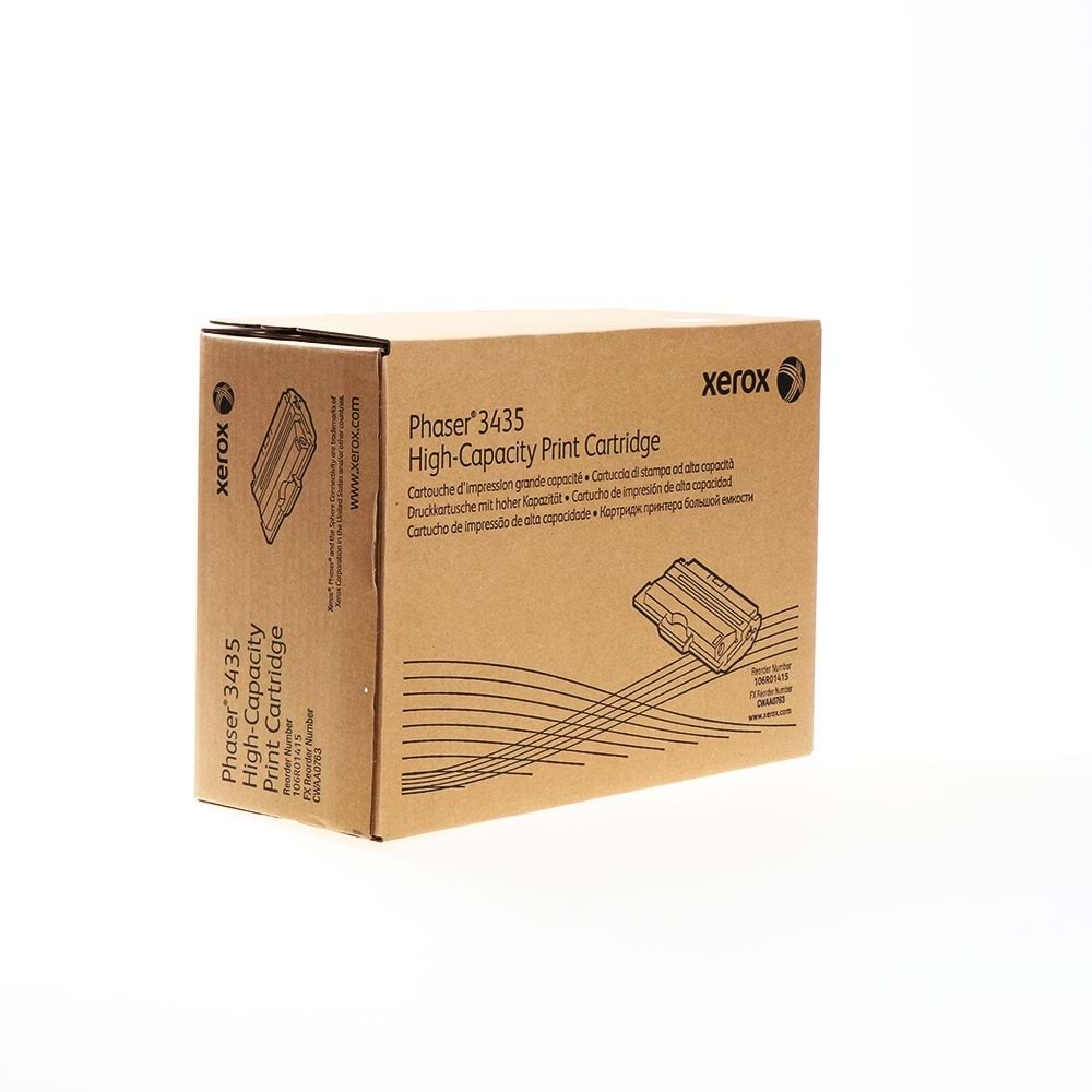 XEROX 106R01415 PHASER 3435 YÜKSEK KAPASİTE SİYAH TONER ORJİNAL 10.000 SAYFA