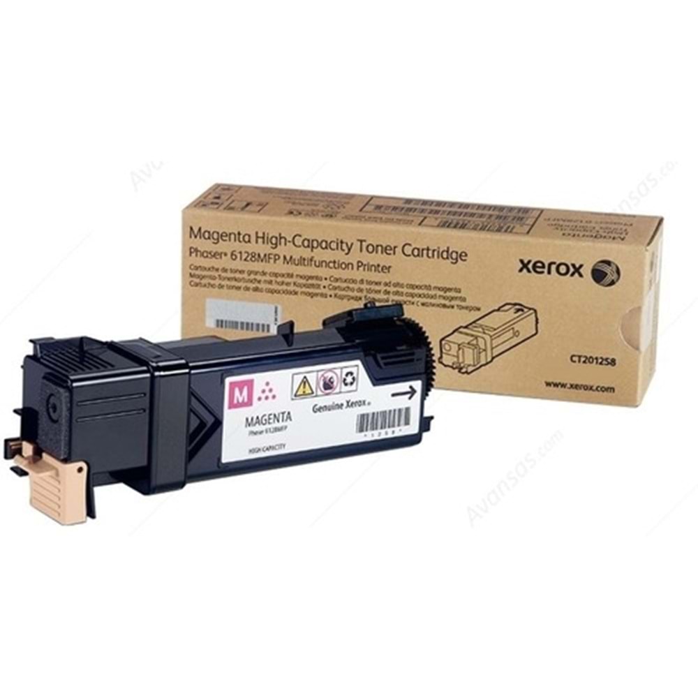 XEROX 106R01457 PHASER 6128 KIRMIZI TONER ORJİNAL 2.500 SAYFA