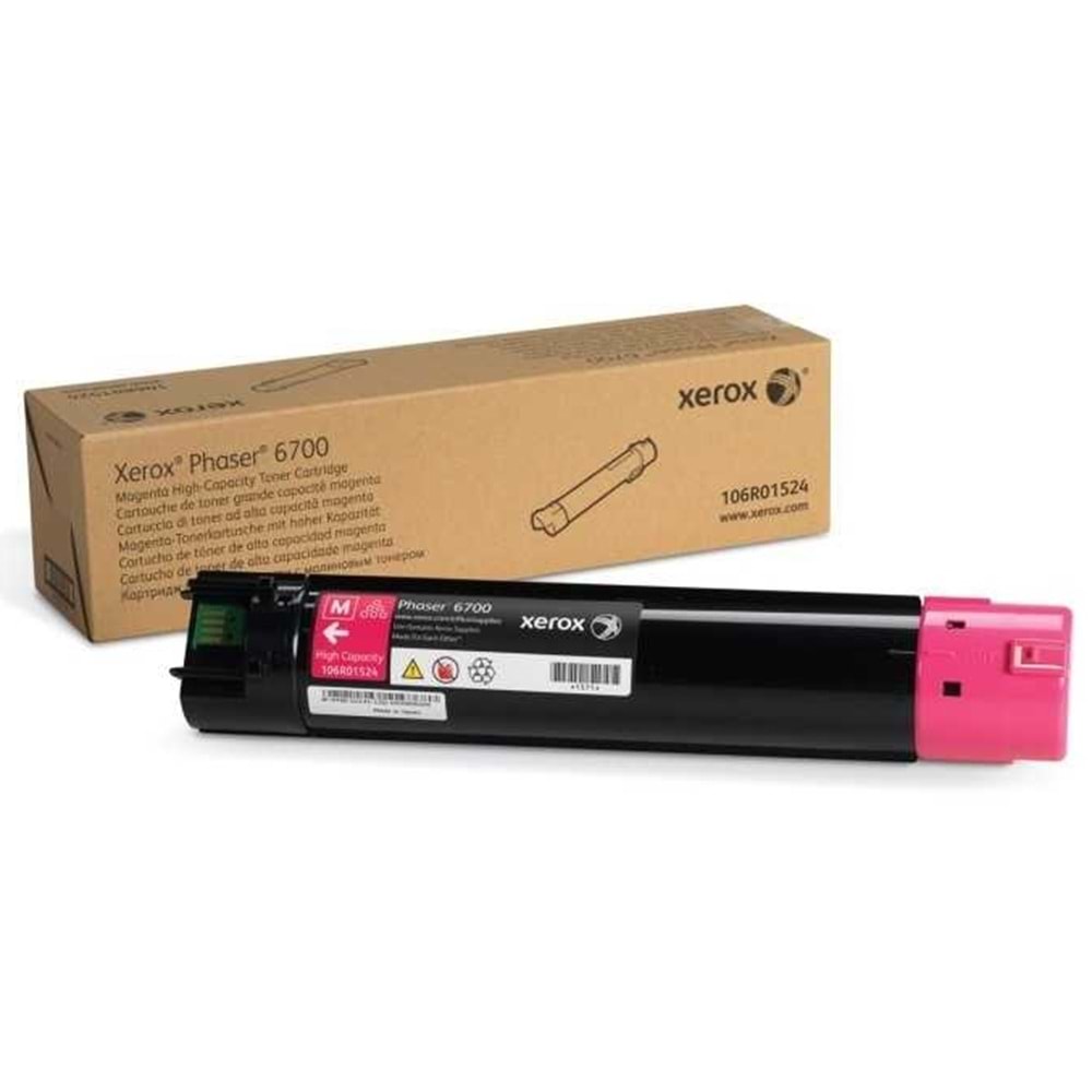 XEROX 106R01524 PHASER 6700 YÜK.KAP. KIRMIZI TONER ORJ. 12K SAYFA
