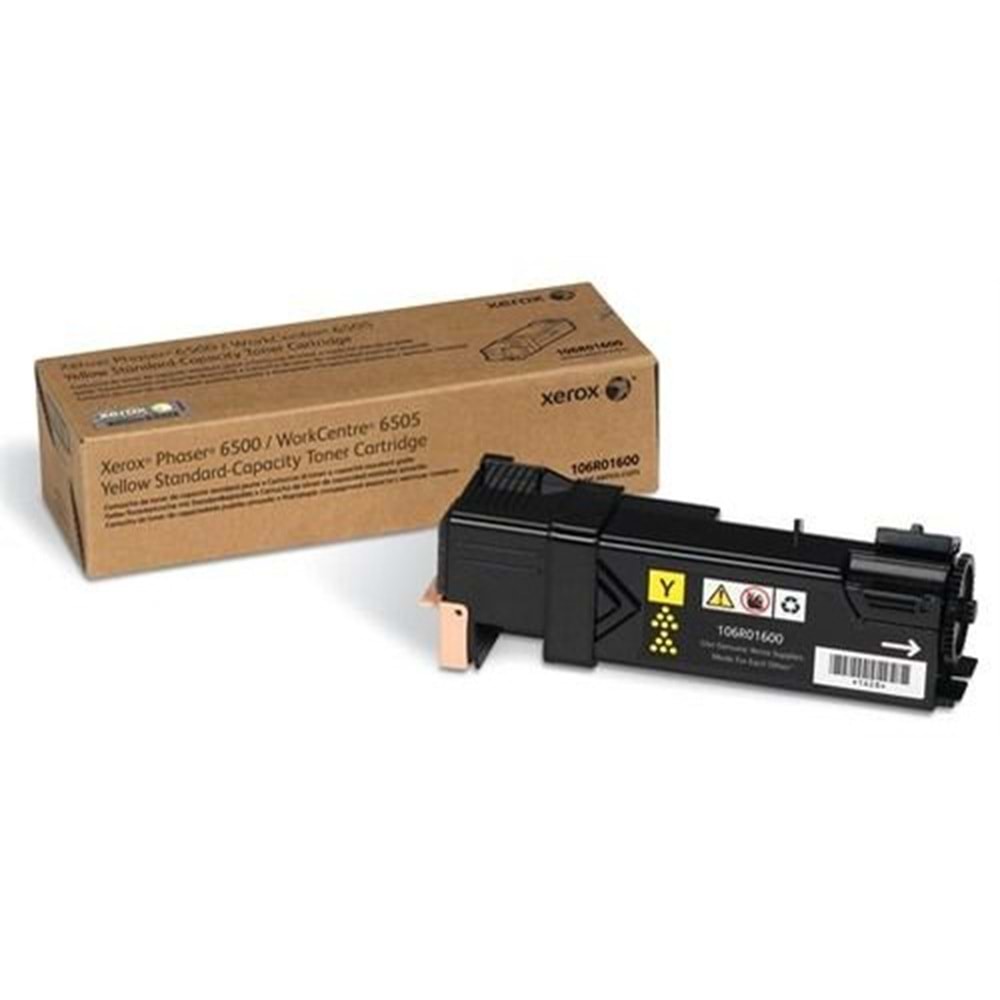 XEROX 106R01600 6500/6505 SARI TONER ORJİNAL 1.000 SAYFA