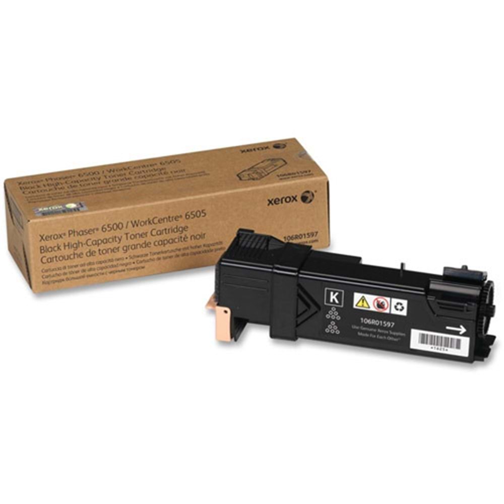 XEROX 106R01604 6500/6505 SİYAH TONER ORJİNAL 3.000 SAYFA
