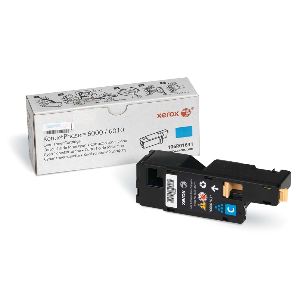 XEROX 106R01631 PHASER 6000/6010/6015 MAVİ TONER ORJİNAL 1.000 SAYFA