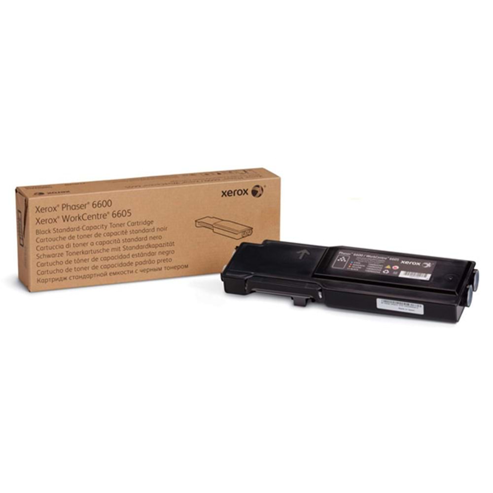 XEROX 106R02236 6600/6605 YÜKSEK KAPASİTE SİYAH TONER ORJİNAL 8.000 SAYFA