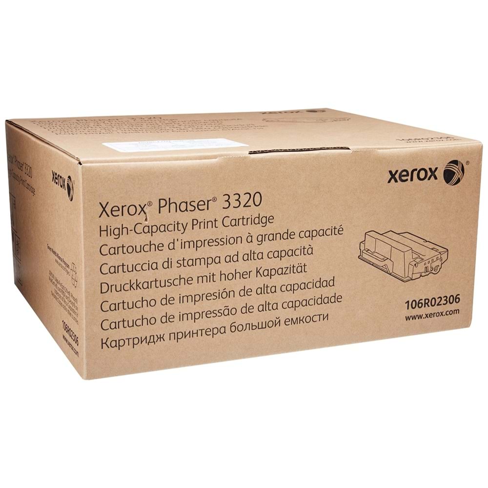XEROX 106R02306 PHASER 3320 SİYAH TONER ORJİNAL 11.000 SAYFA