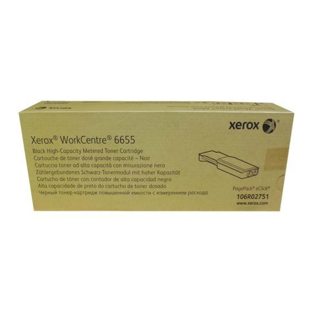 XEROX 106R02751 WORKCENTRE 6655 SİYAH TONER ORJİNAL 12.000 SAYFA