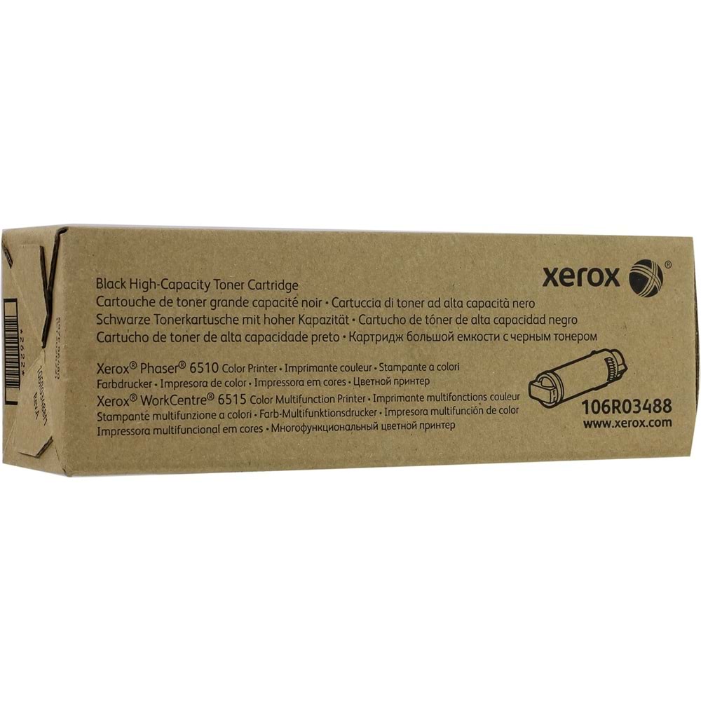 XEROX 106R03488 PHASER 6510/WC6515 SİYAH TONER ORJİNAL 4.300 SAYFA